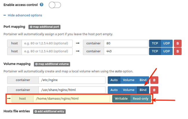Portainer Bind Container Portainer Bind Container